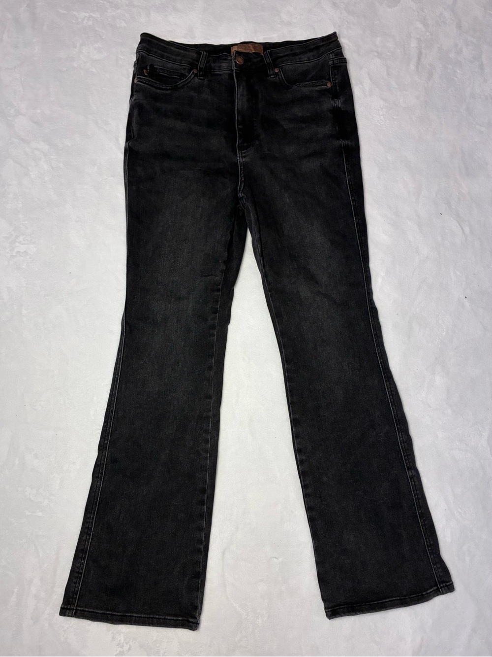 Judy Blue High Waist Bootcut Black Jeans Short Inseam Size 13/31